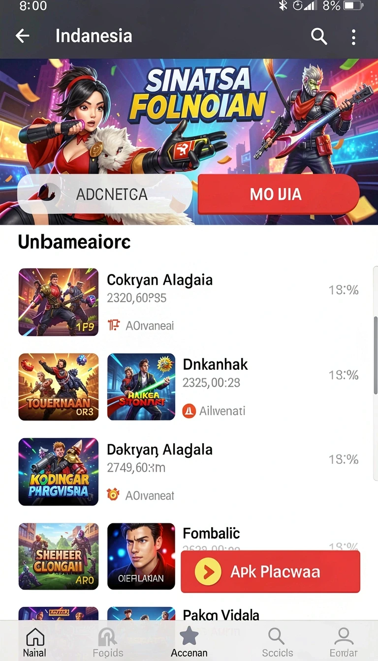 Beragam pilihan permainan menarik dalam aplikasi Review Aplikasi 116x.